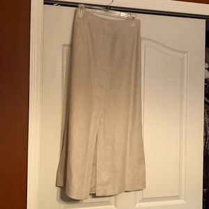 Talbots women linen skirt